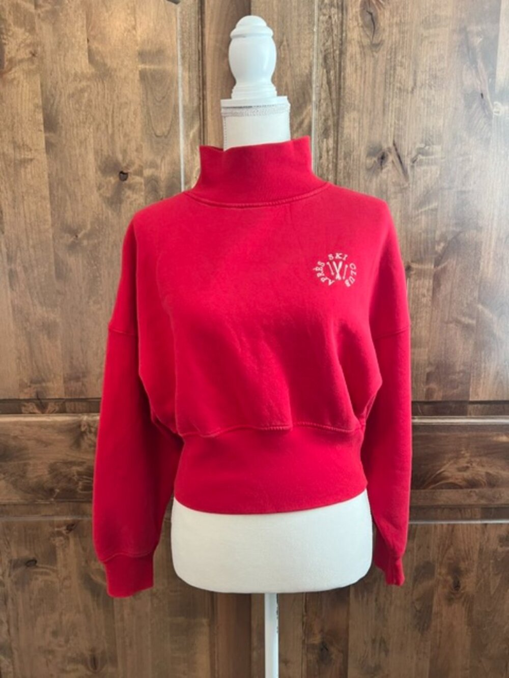 Oversized Après Ski Club Mock Neck Sweatshirt
